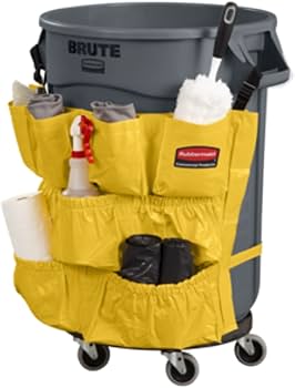 Rubbermaid Commercial Products FG264200YEL BRUTE Caddy Bag, Vinyl